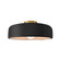 Radiance One Light Semi-Flush Mount in Gloss Black w/ Matte White (102|CER-6343-BKMT-BRSS)