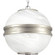 Point Dume-Moonrise Three Light Pendant in Antique Nickel (54|P500204-081)