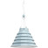 Point Dume-Surfrider Three Light Pendant in Matte Blue Enamel (54|P500200-162)