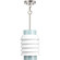 Point Dume-Onshore One Light Pendant in Brushed Nickel (54|P500194-009)