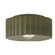 Radiance One Light Outdoor Flush Mount in Matte Green (102|CER-6187W-MGRN)