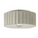 Radiance One Light Outdoor Flush Mount in White Crackle (102|CER-6187W-CRK)