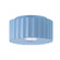 Radiance One Light Outdoor Flush Mount in Sky Blue (102|CER-6185W-SKBL)