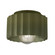 Radiance One Light Flush-Mount in Matte Green (102|CER-6183-MGRN)