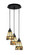 Array Three Light Pendalier in Matte Black (200|1818-MB-9735)