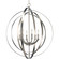 Equinox Six Light Foyer Pendant in Burnished Silver (54|P3889-126)