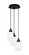 Array Three Light Pendalier in Matte Black (200|1816-MB-3001) Array Three Light Pendalier in Matte Black (200|1816-MB-3001)