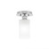Edge One Light Semi-Flush Mount in Brushed Nickel (200|1160-BN-541)