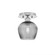 Edge One Light Semi-Flush Mount in Brushed Nickel (200|1160-BN-4602)