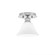 Edge One Light Semi-Flush Mount in Brushed Nickel (200|1160-BN-311)