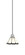 Edge One Light Mini Pendant in Brushed Nickel (200|1151-BN-9125)