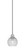 Edge One Light Mini Pendant in Brushed Nickel (200|1151-BN-5110)
