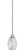 Edge One Light Mini Pendant in Brushed Nickel (200|1151-BN-4165)