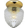 Glass Globes One Light Flush Mount in Polished Brass (54|P3750-10)