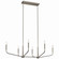 Madden Six Light Linear Chandelier in Brushed Nickel (12|52721NI)