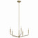 Madden Five Light Chandelier in Champagne Bronze (12|52717CPZ)