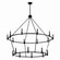 Carrick 18 Light Chandelier in Black (12|52708BK)