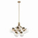 Silvarious 12 Light Chandelier Convertible in Champagne Bronze (12|52701CPZCLR)