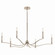 Malene Six Light Chandelier in Polished Nickel (12|52696PN)