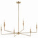 Alvaro Six Light Chandelier in Champagne Bronze (12|52690CPZ)