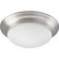 Alabaster Glass Two Light Flush Mount in Brushed Nickel (54|P3689-09)