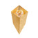 Conch LED Wall Sconce in Vintage Gold Leaf (68|467-01-VGL)