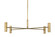 Ponte LED Chandelier in Hand Rubbed Antique Brass (182|SLCH57030HAB)