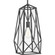 Marque One Light Foyer Pendant in Graphite (54|P3598-143)