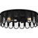 Vera Three Light Flush Mount in Matte Black (10|VEA1616MBK)