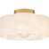 Quoizel Semi-Flush Mount One Light Semi Flush Mount in Brushed Weathered Brass (10|QSF6760BWS)