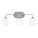 Emile Three Light Vanity in Brushed Steel (1|GLV1023EN3/BS)