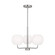 Rory Three Light Chandelier in Brushed Steel (1|GLC1043EN3/BS)