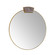 Cersei Mirror in Antique Brass/Carmine/Plain (314|WMI45)