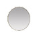 Estera Mirror in Antique Brass/White/Plain (314|WMI40)