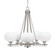 Uptowne Five Light Chandelier in Aged Silver (200|325-AS-212)