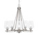 Uptowne Five Light Chandelier in Aged Silver (200|325-AS-210)