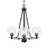 Uptowne Three Light Chandelier in Dark Granite (200|323-DG-4100)