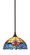 Stem One Light Mini Pendant in Dark Granite (200|23-DG-9359)