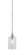 Stem One Light Mini Pendant in Chrome (200|23-CH-3002)