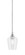 Stem One Light Mini Pendant in Chrome (200|23-CH-210)