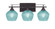 Uptowne Three Light Bathroom Lighting in Dark Granite (200|133-DG-4625)