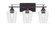 Uptowne Three Light Bathroom Lighting in Dark Granite (200|133-DG-210)