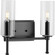 Elara Two Light Bath Vanity in Matte Black (54|P300357-31M)