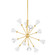 Hikari 12 Light Chandelier in Aged Brass/Soft White (428|H681812-AGB/SWH)