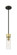 Downtown Urban One Light Mini Pendant in Black Antique Brass (405|617-1S-BAB-G617-8DE)