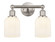 Edison Two Light Bath Vanity in Brushed Satin Nickel (405|616-2W-SN-G559-5GWH)