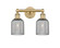 Edison Two Light Bath Vanity in Brushed Brass (405|616-2W-BB-G559-5SM)