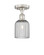 Edison One Light Semi-Flush Mount in Brushed Satin Nickel (405|616-1F-SN-G559-5SM)