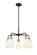 Downtown Urban Five Light Chandelier in Black Antique Brass (405|516-5CR-BAB-G559-5GWH)