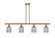 Ballston Four Light Island Pendant in Antique Copper (405|516-4I-AC-G559-5SM)